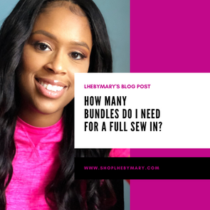 How many bundles do I need for a full sew in?