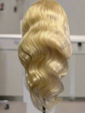 Blonde Uncustomized Closure Wig Pic2