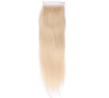 Platinum Blonde Straight 5x5 HD Closure
