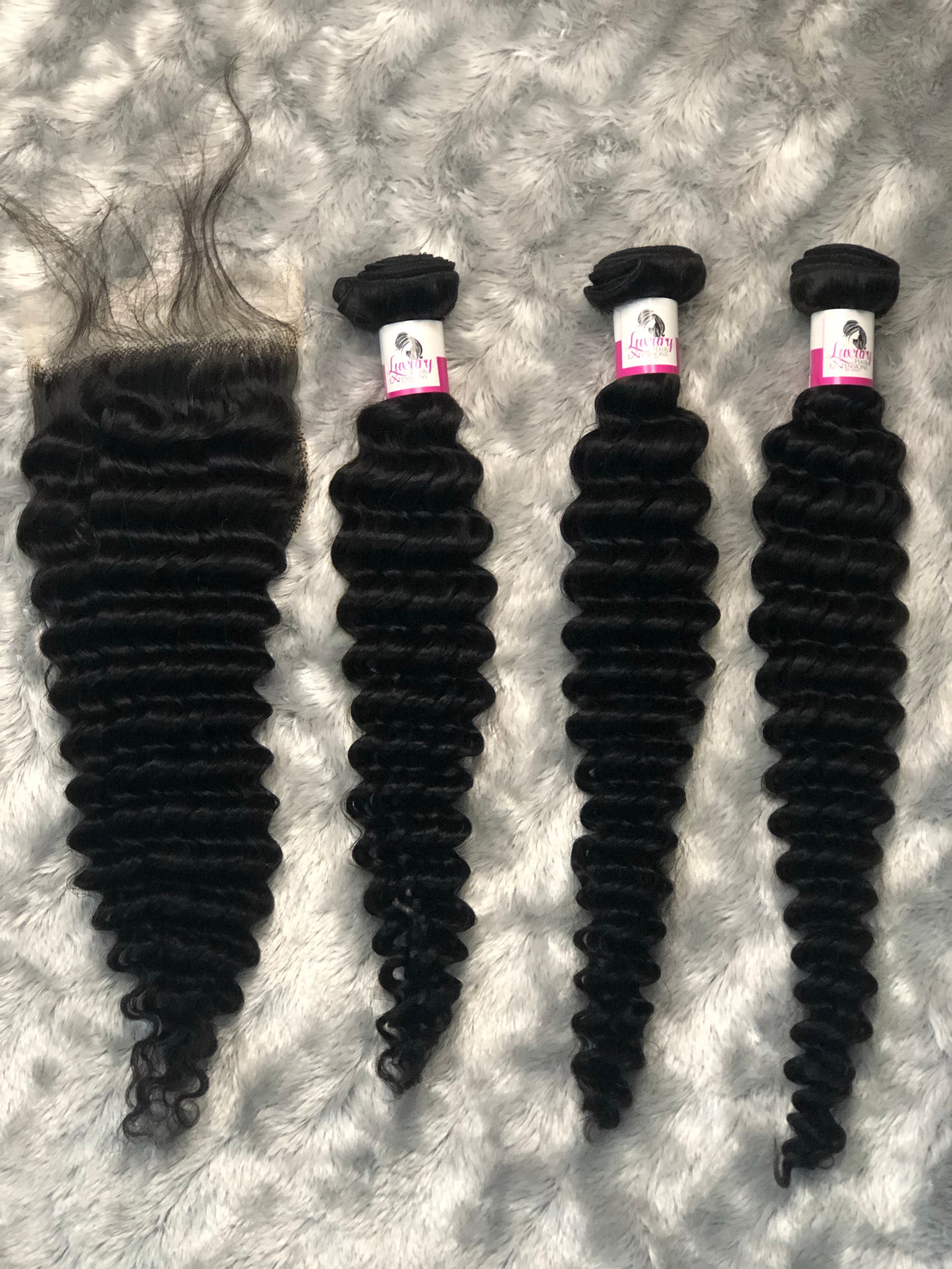 Premium Deep Wave Bundles With Closure