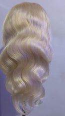 Blonde Uncustomized Closure Wig Video3